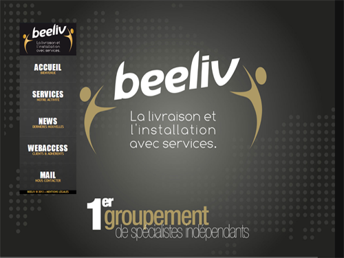 Site Beeliv, client de l'agence web CWM., création de sites internet de qualité, située en Vendée.